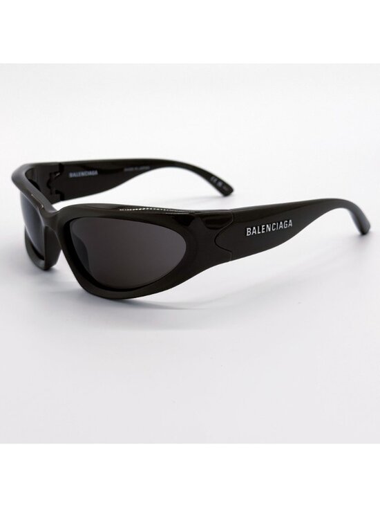 NEW BALENCIAGA BB0157S 008 SUNGLASSES BROWN UNISEX EYEWEAR BALENCIAGA main image 4